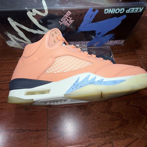 Jordan 5 Retro x DJ Khaled Mid We The Best Crimson Bliss Men’s Size 8 - Picture 2 of 16